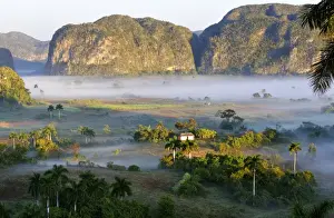 Valle De Vinales Prints: Sunrise in Vinales, Cuba