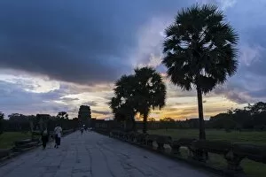 Angkor, South-East Asia Gallery: Sunset at Angkor Wat, Siemreap, Cambodia