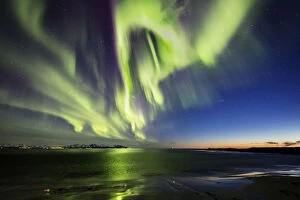 Images Dated 2nd April 2016: After sunset Auroras