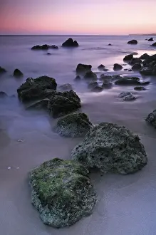Ambiance Prints: Sunset on the beach, Lagos, Algarve, Portugal, Europe