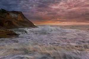 Images Dated 29th October 2014: Sunset at Cape Kiwanda