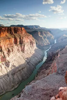 North America Gallery: Sunset over Colorado river, Grand Canyon, USA