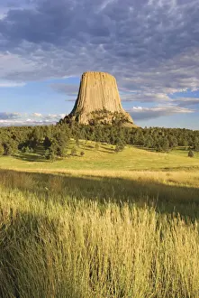 Sunset On Devils Tower