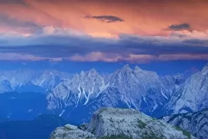 Images Dated 14th July 2016: After the sunset in the Dolomites