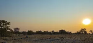 Images Dated 20th August 2012: Sunset, Etosha National Park, Namibia
