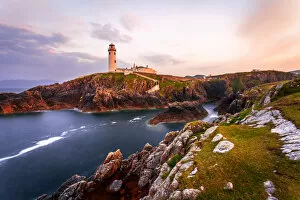Images Dated 13th September 2014: Sunset at Fanad Head Lighthouse, County Donegal