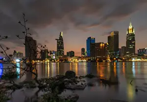 Ho Chi Minh (Saigon) Prints: Sunset in Hochiminh City, Vietnam