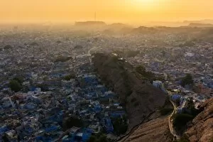 Images Dated 16th December 2016: Sunset at Jodhpur, Rajasthan, India