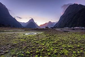Fjord Collection: Sunset in Milford Sound
