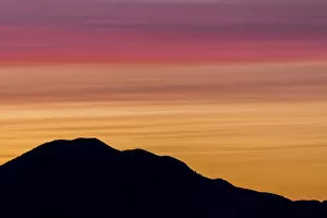 Images Dated 3rd September 2017: Sunset over Mount Walker, Seabeck, Washington State, USA