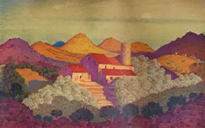 Countryside Prints: Sunset Near Colliure, C20Th Century. Artist: Derwent Lees
