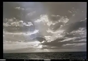 Optimism Prints: Sunset Over An Ocean