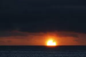 Sunset over the Pacific Ocean, Hawaii, USA