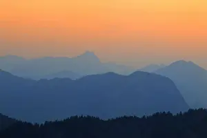 Afterglow Prints: Sunset, Stripsenjochhaus, Wilder Kaiser, Tyrol, Austria, Europe