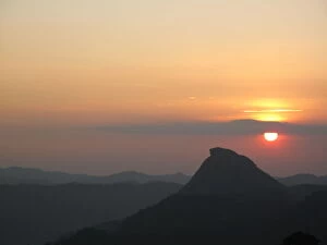 Western Ghats Collection: Sunset over Western Ghats, Munnar, Kerala