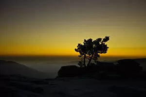 Sunset over Yosemite National Park, California, USA