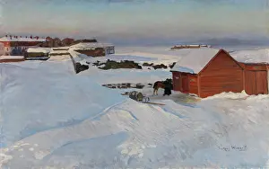 Museum Of Art Prints: Suomenlinna In February