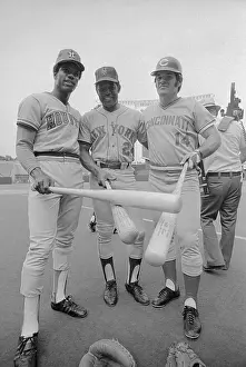 Super Baseball Stars Posing Together