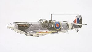 Images Dated 7th June 2006: Supermarine Spitfire plane, side view