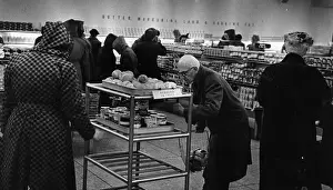 Tin Can Prints: Supermarket Shoppers