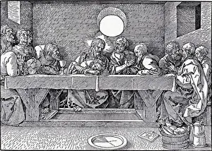 Disciple Prints: The Last Supper Albrecht Durer Woodcut