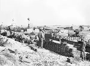 Supply Prints: Supplies Arrive In Normandy