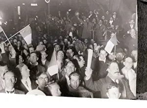 Supporters of Argentine Revolution at Parade