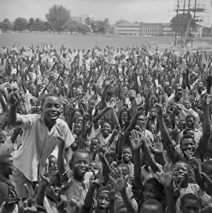 Supporters Cheering for Election Results