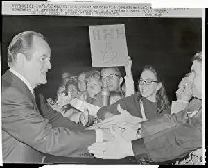 Nashville Prints: Supporters Greeting Hubert Humphrey