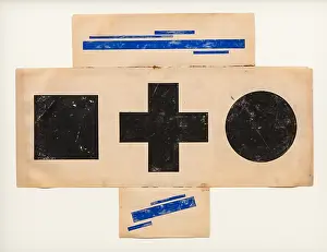 Nonrepresentational Prints: Suprematist Pattern, ca 1921