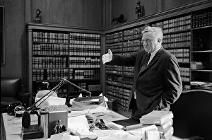 William O Prints: Supreme Court Justice William O. Douglas in Chambers