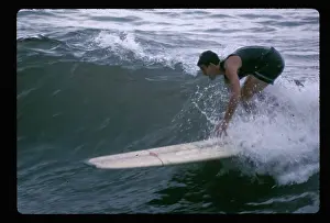 Surfer Prints: Surfer Catching a Wave