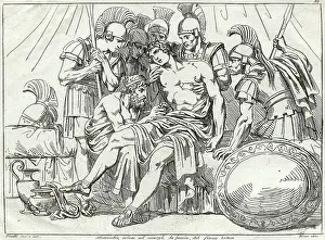 Hero Prints: Surgeon Pulling Arrow Out of Alexander the Great's Side