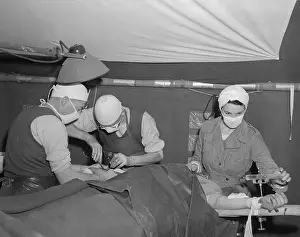 Surgery Scene at an Evacuation Hospital
