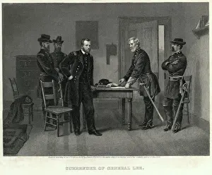 Surrender of General Lee Illustration