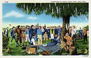 Surrender Prints: Surrender of Santa Anna