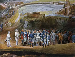 The Surrender of Yorktown by Louis Barenbergh