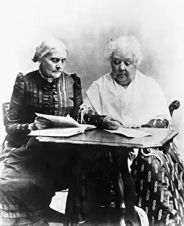 Feminist Prints: Susan B. Anthony and Elizabeth Cady Stanton