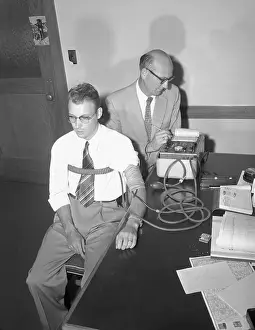 Suspect Getting His Lie Detection Test