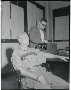 Jackson Prints: Suspect During Lie Detector Testing