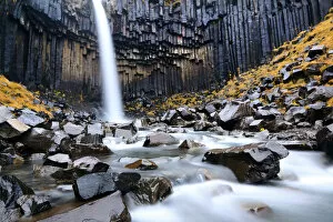 Images Dated 30th October 2011: Svartifoss waterfall