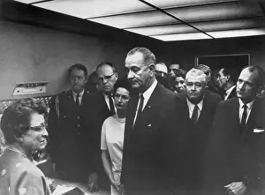 Chester V Prints: Swearing-In of Lyndon Johnson