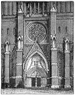Scandinavian Culture Gallery: Sweden. Uppsala Cathedral, the highest in Scandinavia