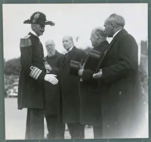Sweden's King Christian X and Ministers