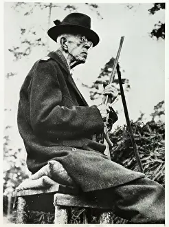 Hostility Prints: Sweden's King Gustav Holding Rifle
