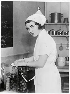 Ingrid Prints: Sweden's Princess Ingrid in Kitchen