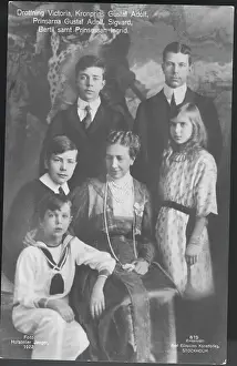 Parenthood Prints: Sweden's Queen Victoria and Grandchildren