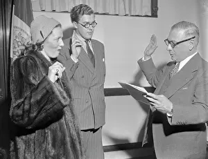 Reverence Prints: Swedish Fiancees Taking Oath
