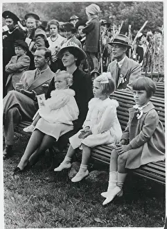 Stockholm Prints: Swedish Royals at Outdoor Event