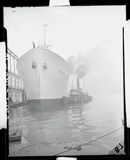 Swedish Ship at Pier